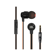 JBL T180A Universal หูฟังสเตอรีโอแบบใส่ในหู 3.5mm (สีดำ)