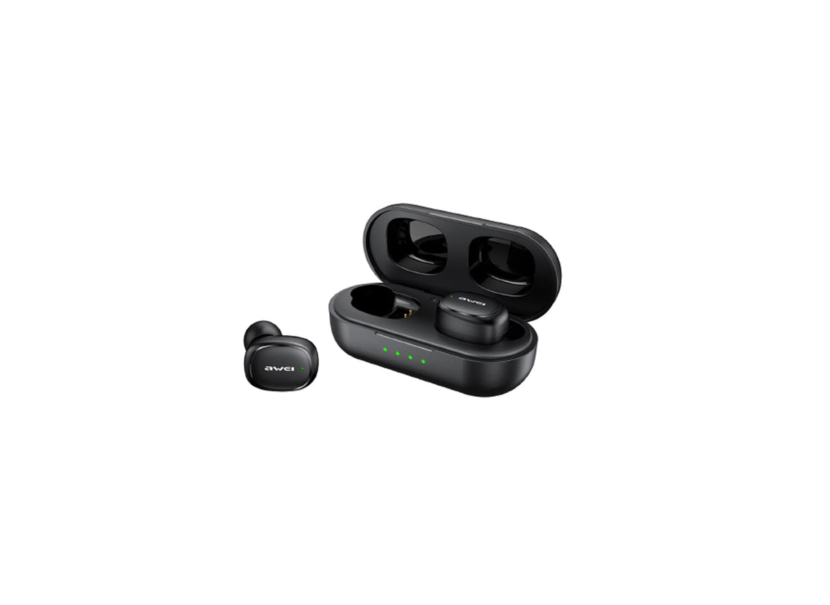 หูฟังไร้สาย Bluetooth AWEI T13 PRO กันน้ำ IPX6 - สีดำ