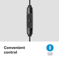 Sennheiser CX 80S หูฟังสเตอริโอแบบมีสาย 3.5 มม. ระบบตัดเสียงรบกวน หูฟังสำหรับกีฬา