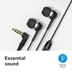 Sennheiser CX 80S หูฟังสเตอริโอแบบมีสาย 3.5 มม. ระบบตัดเสียงรบกวน หูฟังสำหรับกีฬา