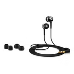 Sennheiser CX 300-Ⅱ PRECISION ระบบเสียงเบสที่เพิ่มขึ้น การป้องกันเสียงรบกวน (Black)